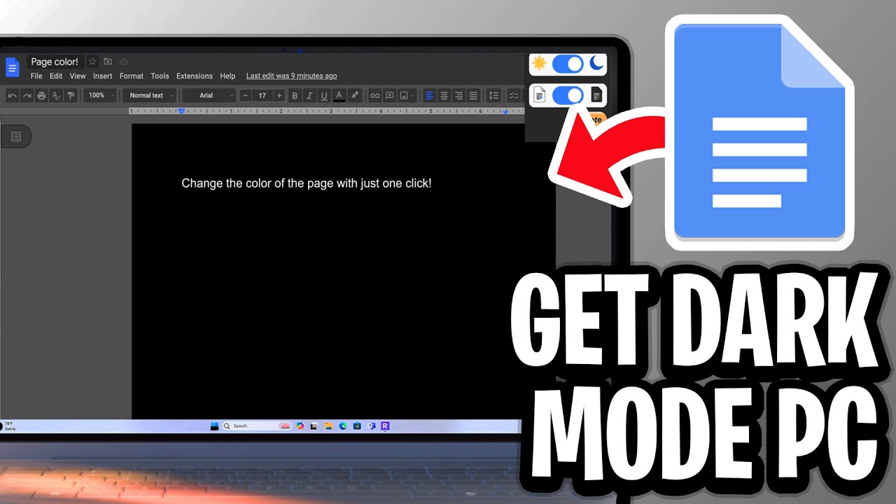 How to Make Google Docs Dark on Desktop - Full Guide
