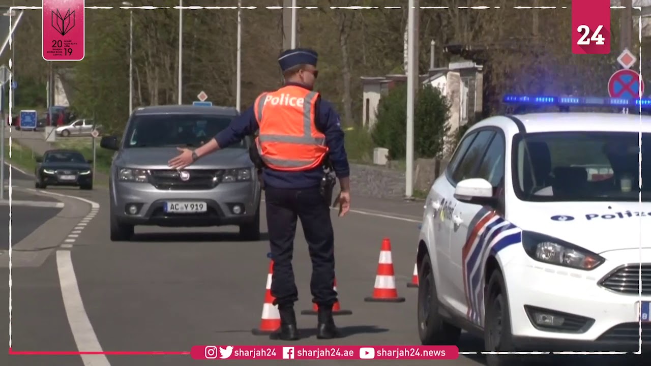 Police checks at German Belgium border amid coronavirus outbreak