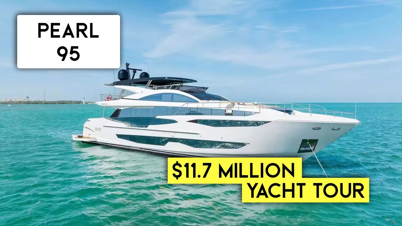 $11.7M - 2024 Pearl 95 Luxury Superyacht Walkthrough Tour