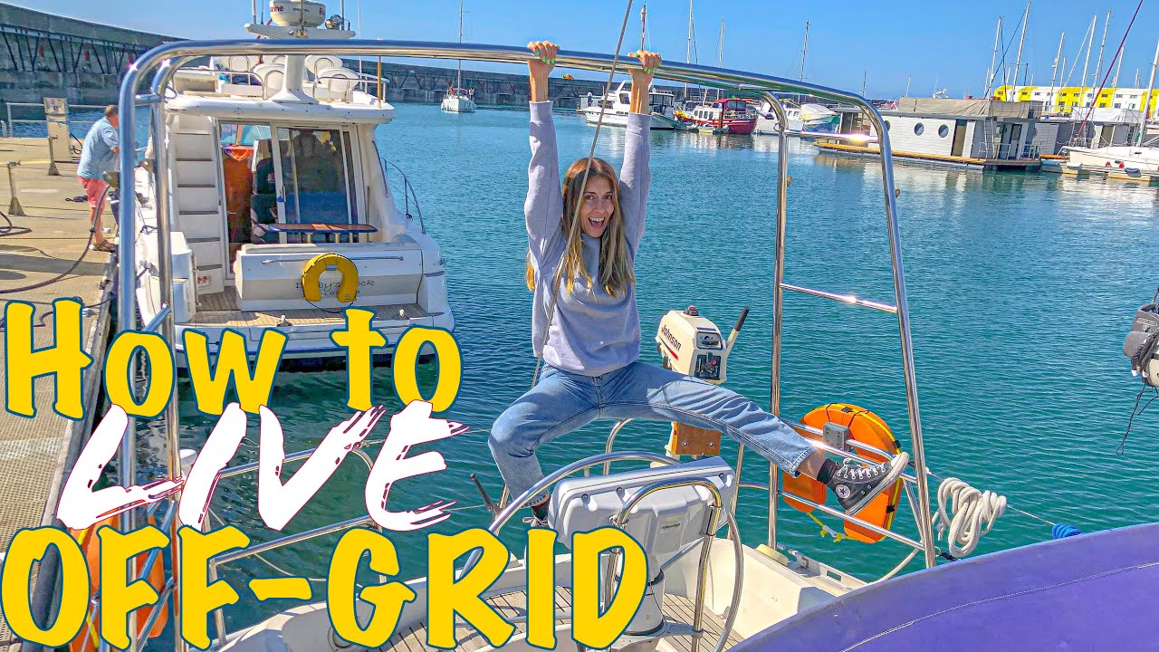 SOLAR POWERED SAILBOAT: How to live OFF-GRID l Ep. 51