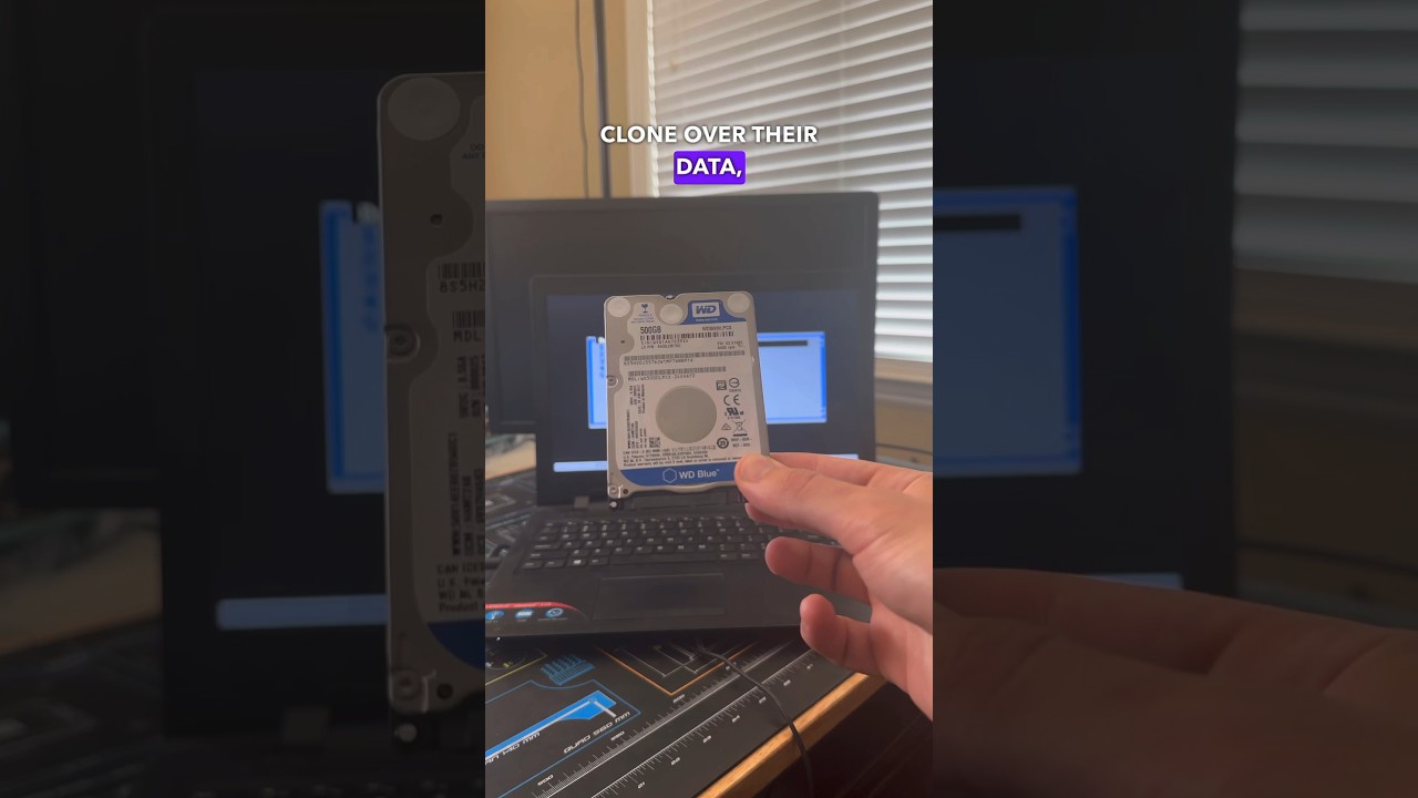 Клонируйте старый диск на SSD! #shorts #pc #pcrepair #laptop #laptoprepair #computerrepair