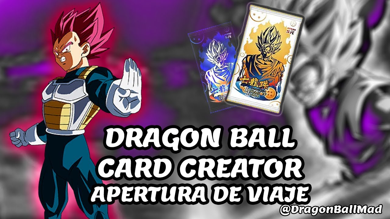 DRAGON BALL CARD CREATOR (LA ANTIGUA DRAGON HEROS 2) APERTURA DESPUÉS DE VIAJE !!