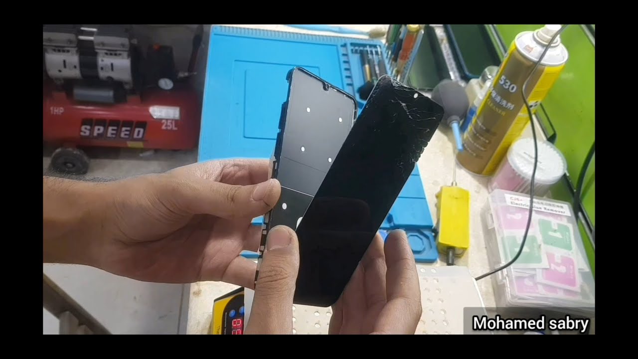 أسهل طريقه لرفع الشاشه من الفريم وتغيير باغه #HUAWEI Y6P