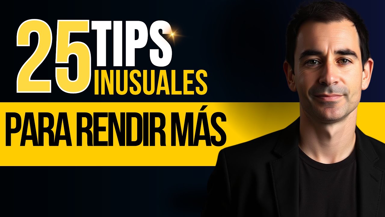 🚀 25 TIPS desconocidos para multiplicar tu PRODUCTIVIDAD ⏩ Neurociencia y Rendimiento 🧠