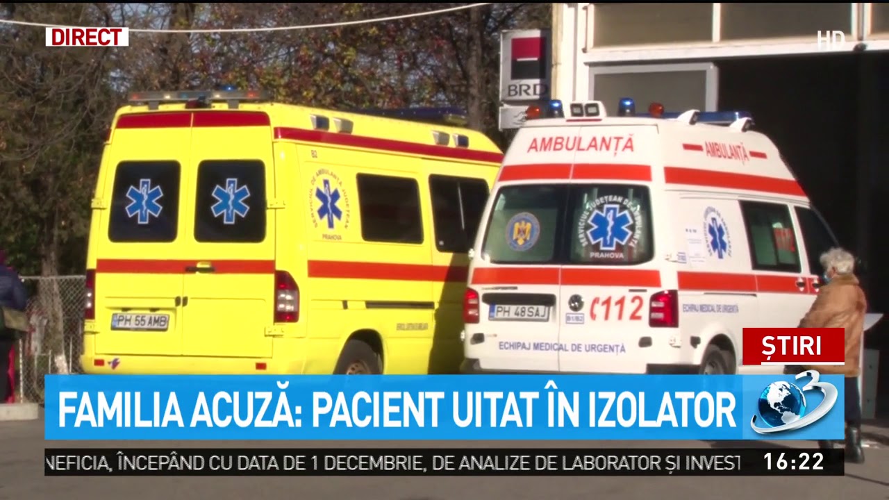 Acuzaţii la Spitalul din Ploieşti. Pacient cu COVID, uitat în izolator două zile cu masca de oxi
