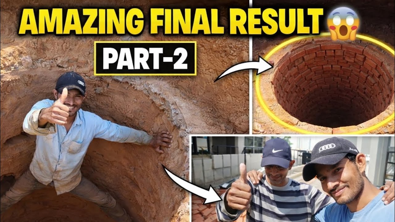 Amazing Village Well Final Result 😲 | #well#wellconstruction#villagewell