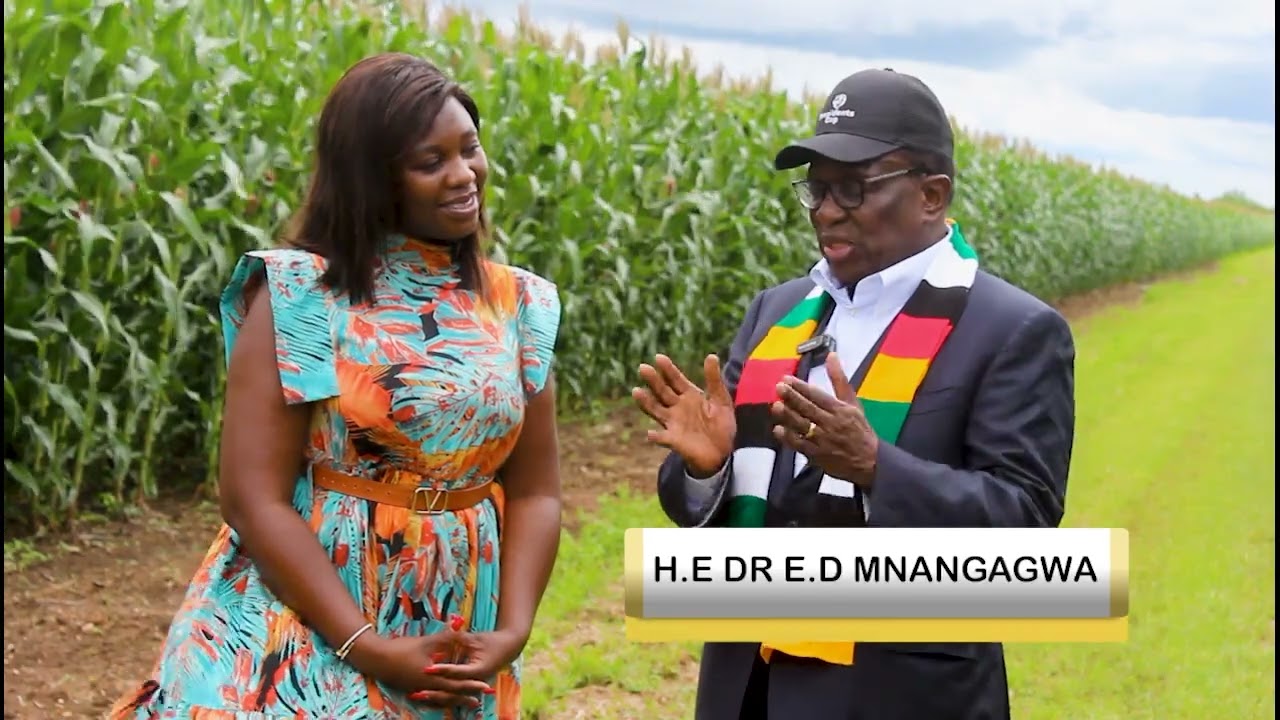 Food Security and Food Sovereignty With the President of Zimbabwe H E E D Mnangagwa at Pricabe Farm