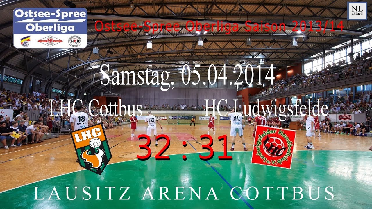 LHC Cottbus vs. HC Ludwigsfelde 32 : 31