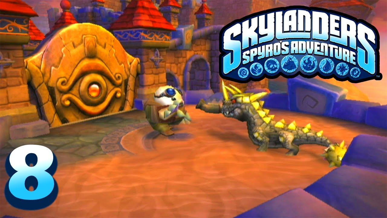 Skylanders: Spyro's Adventure (Wii) Walkthrough Part 8: Crystal Eye Castle