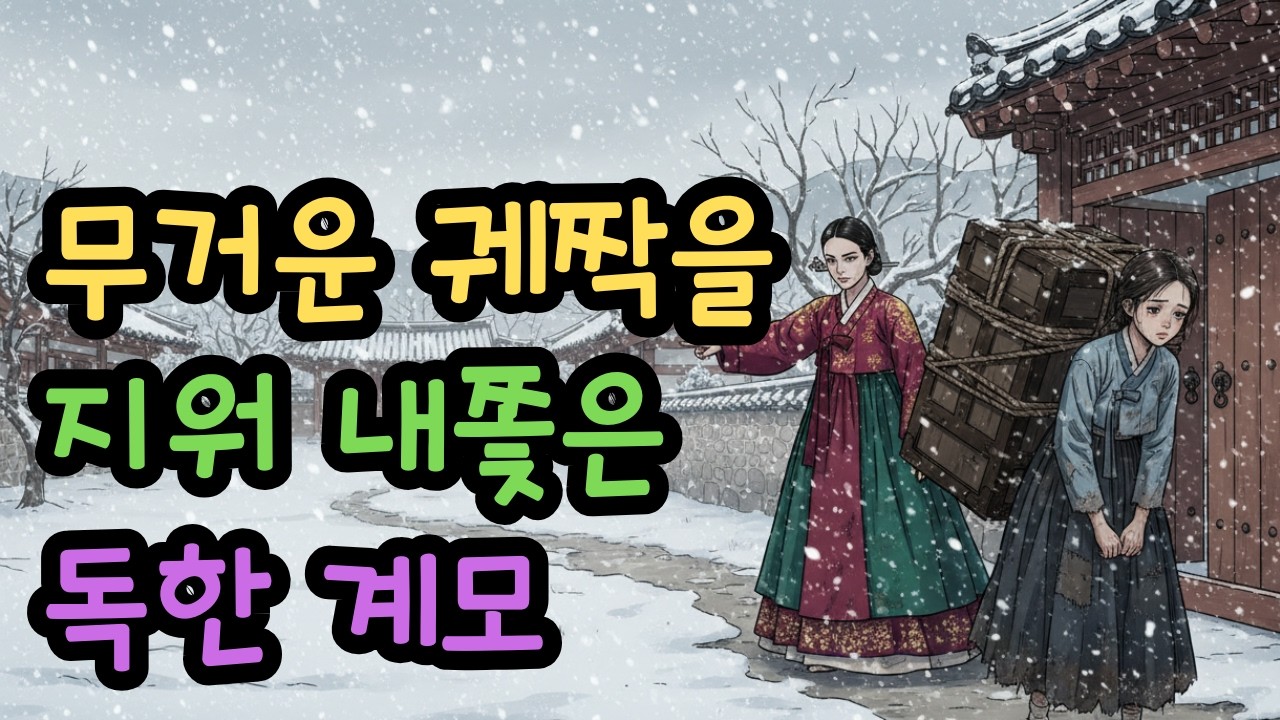 아버지가 죽자마자 엄동설한에 사람 키만 한 궤짝을 지워 딸을 쫓아낸 사연 | 전기수의 보따리 | 조선 야담 · 설화 · 민담 · 옛날이야기 · 오디오북 · 사연