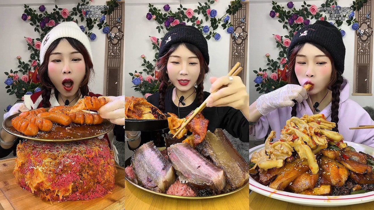 【ASMR】【MUKBANG】DELICIOUS DINING PROGRAM | HOMEMADE CHINESE FOOD | 食べる | 吃播 #咀嚼音