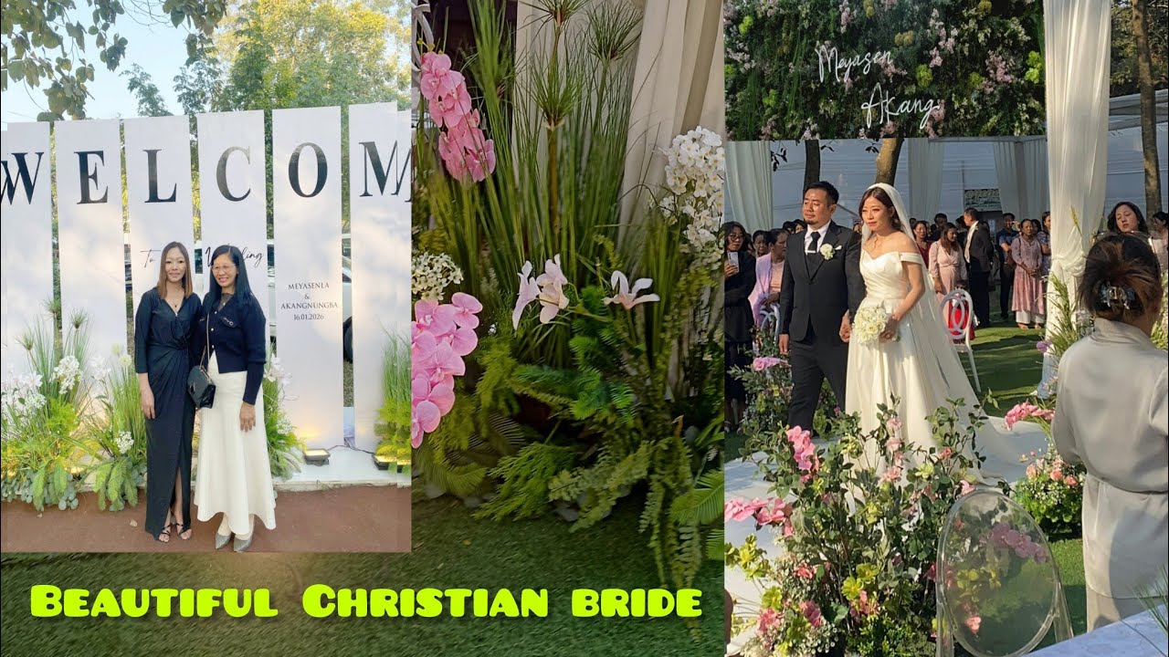 Beautiful Christian bride 👰 Attend # wedding#  ceremony 🎑  Beautiful # bride 