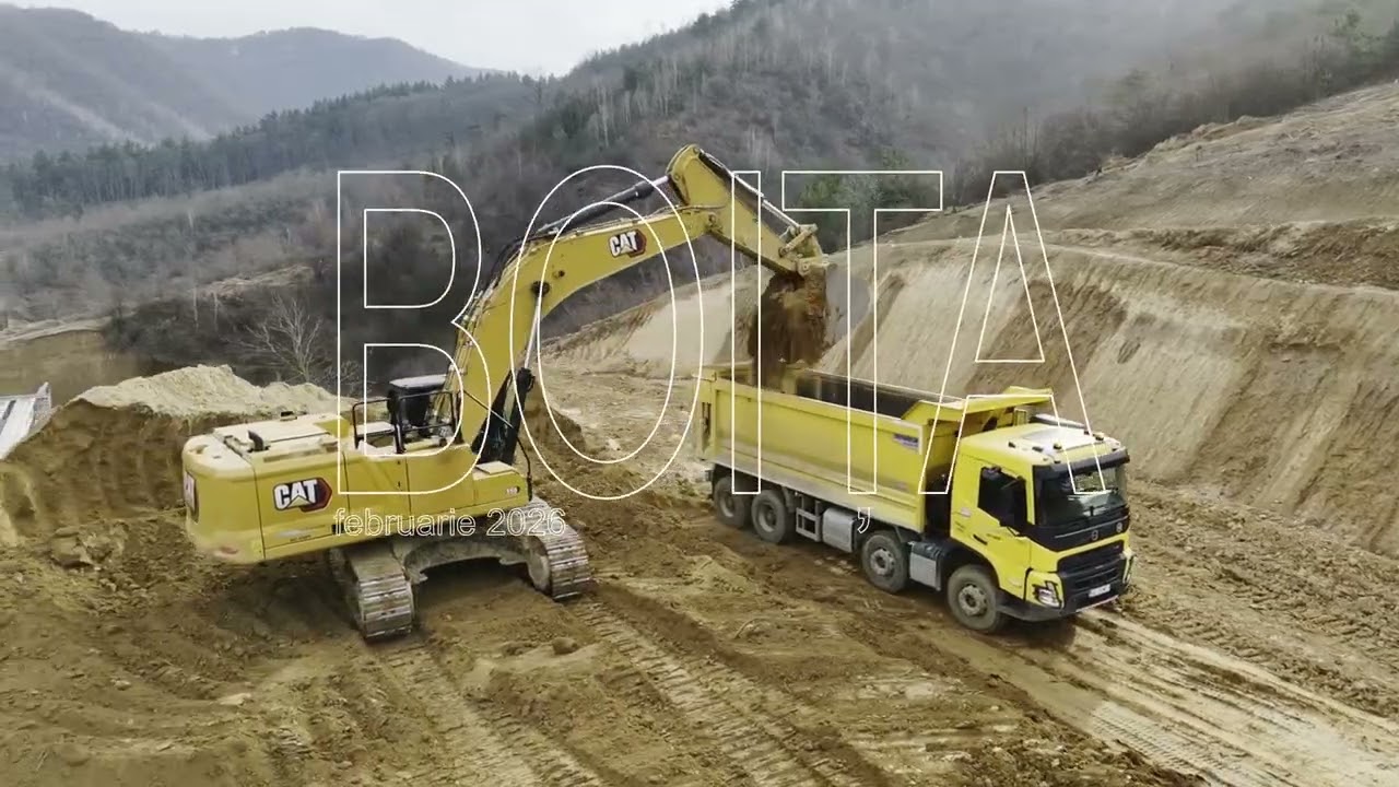 Autostrada Sibiu–Pitești (A1) din dronă – Lotul Boița–Cornetu | Progres lucrări februarie 2026