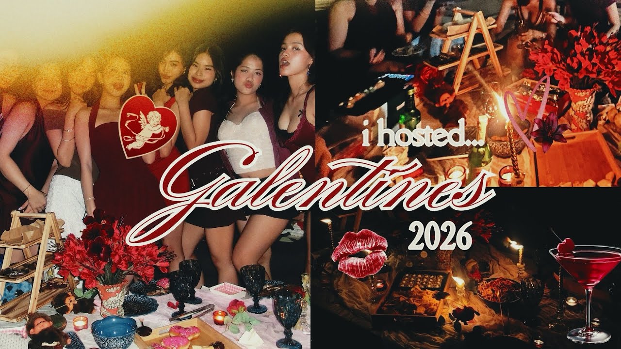 Galentines 2026 (friends, dinner, secrets, games) 𐙚 ‧₊˚ 