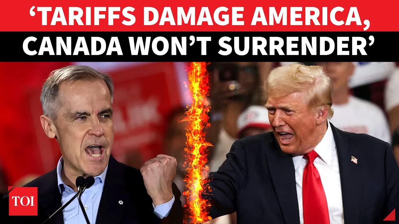 &lsquo;U.S. ECONOMY IN RECESSION&rsquo;: Carney&rsquo;s Old Tariff Warning To Trump Goes Viral | US-Canada War