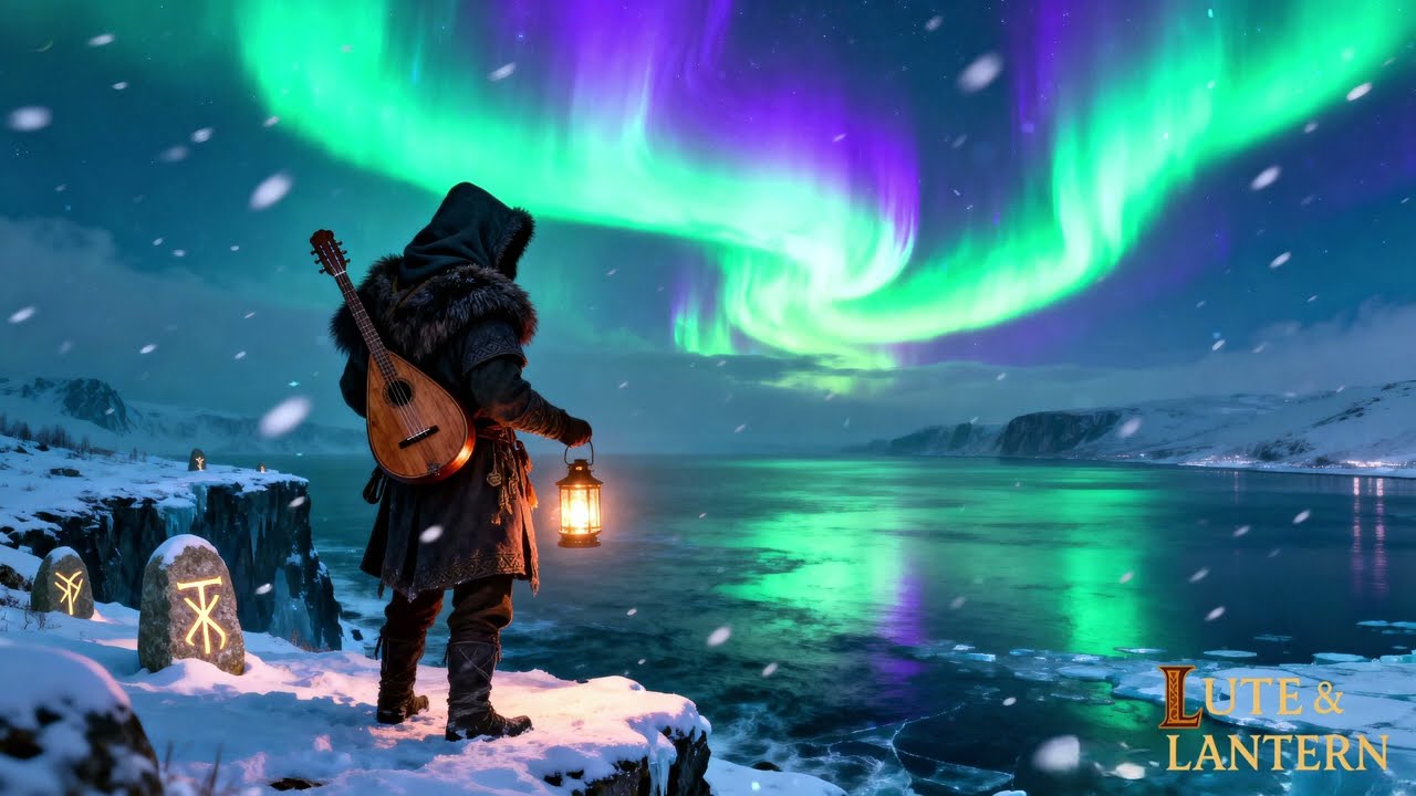 i held my lantern beneath the northern lights | nordic lute ambient