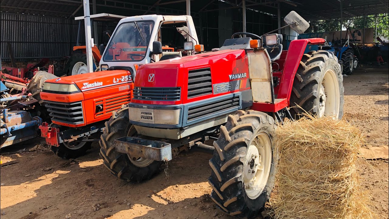 Máy cày Yanmar F605 - cuốn rơm thích hợp | cập bến Nông Cơ Bảy Ghì. Ae quan tâm LH 0918.152.958