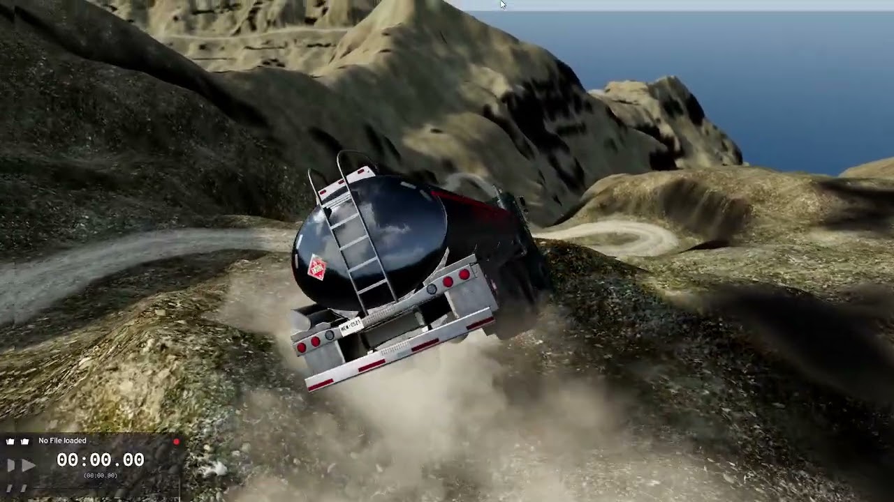 Gravil T series heating oil crash #beamngdrive