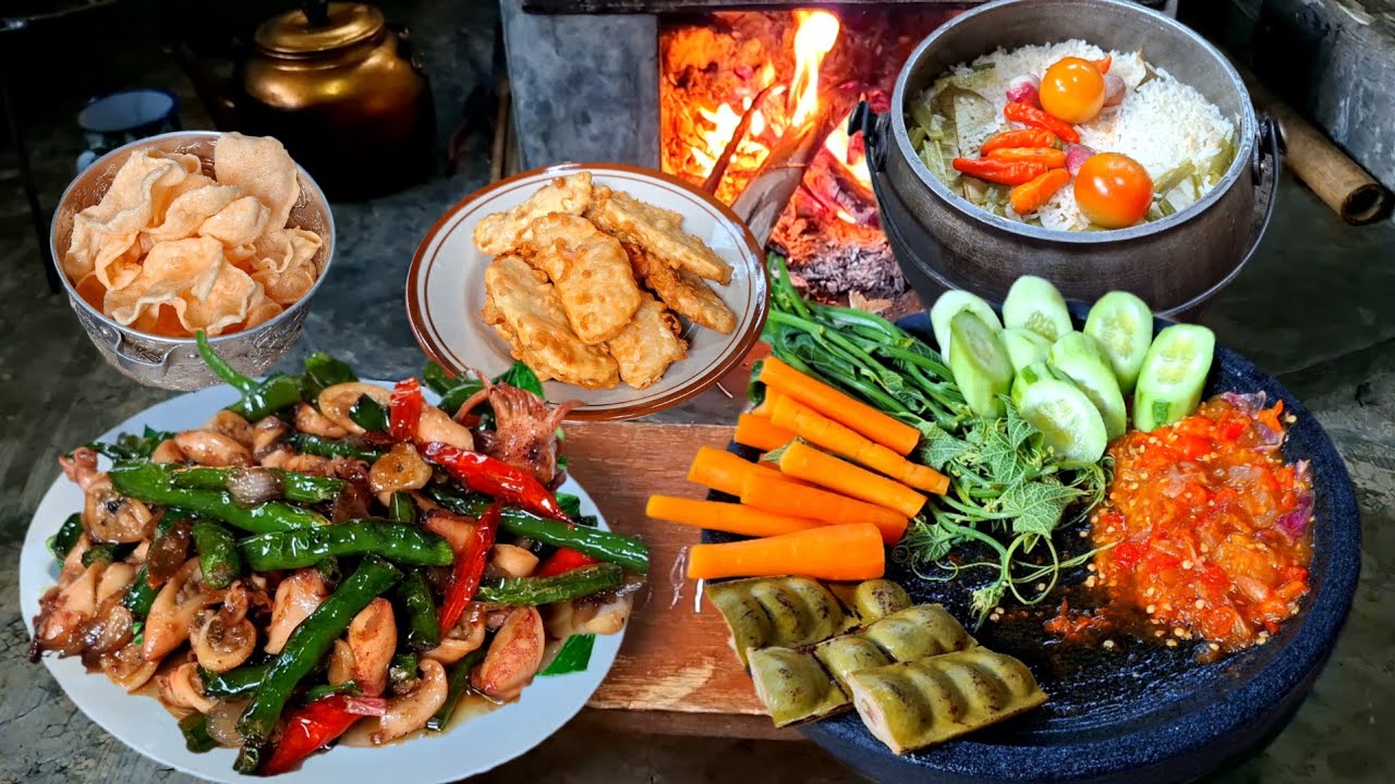 LIWETAN MENU KHAS SUNDA SANGAT NIKMAT DAN MENGGODA‼️TUMIS CUMI CABE IJO,PETE REBUS,SAMBEL MERAH