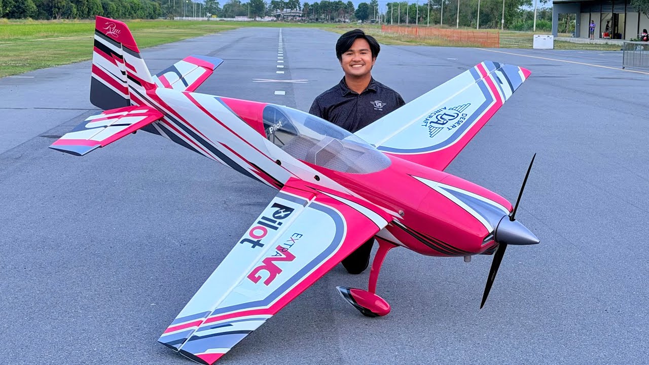 First Flight of 2026 with New Pilot Extra NG V2 103” PINK 