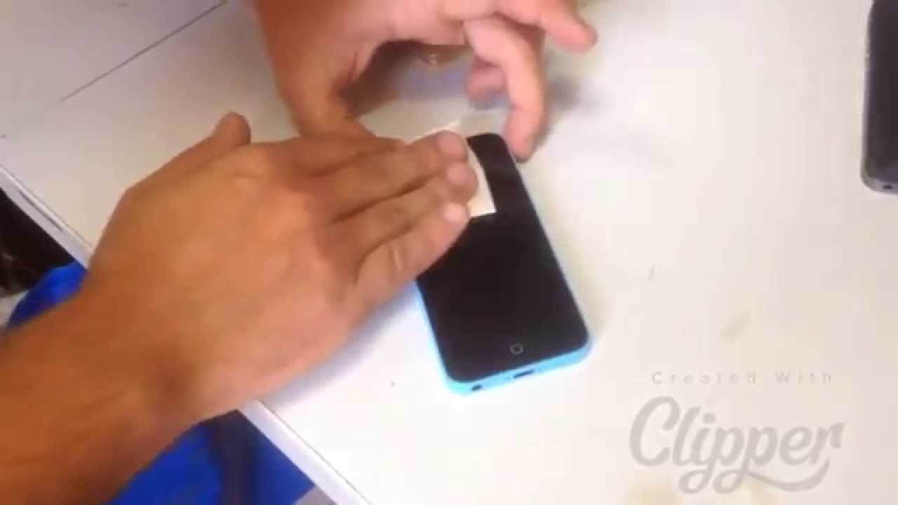 Наклеивание стекла пленки Magic Glass