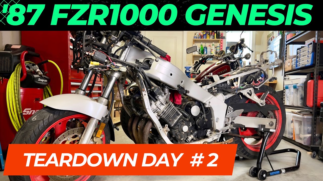 FZR1000 Genesis Restoration - OIL CHANGE