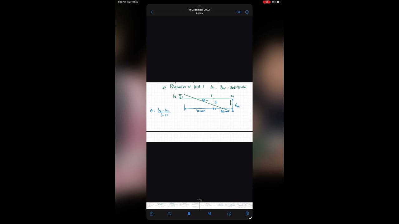 Determine the deflection at point E | Mechanics of materials Beer & Johnston