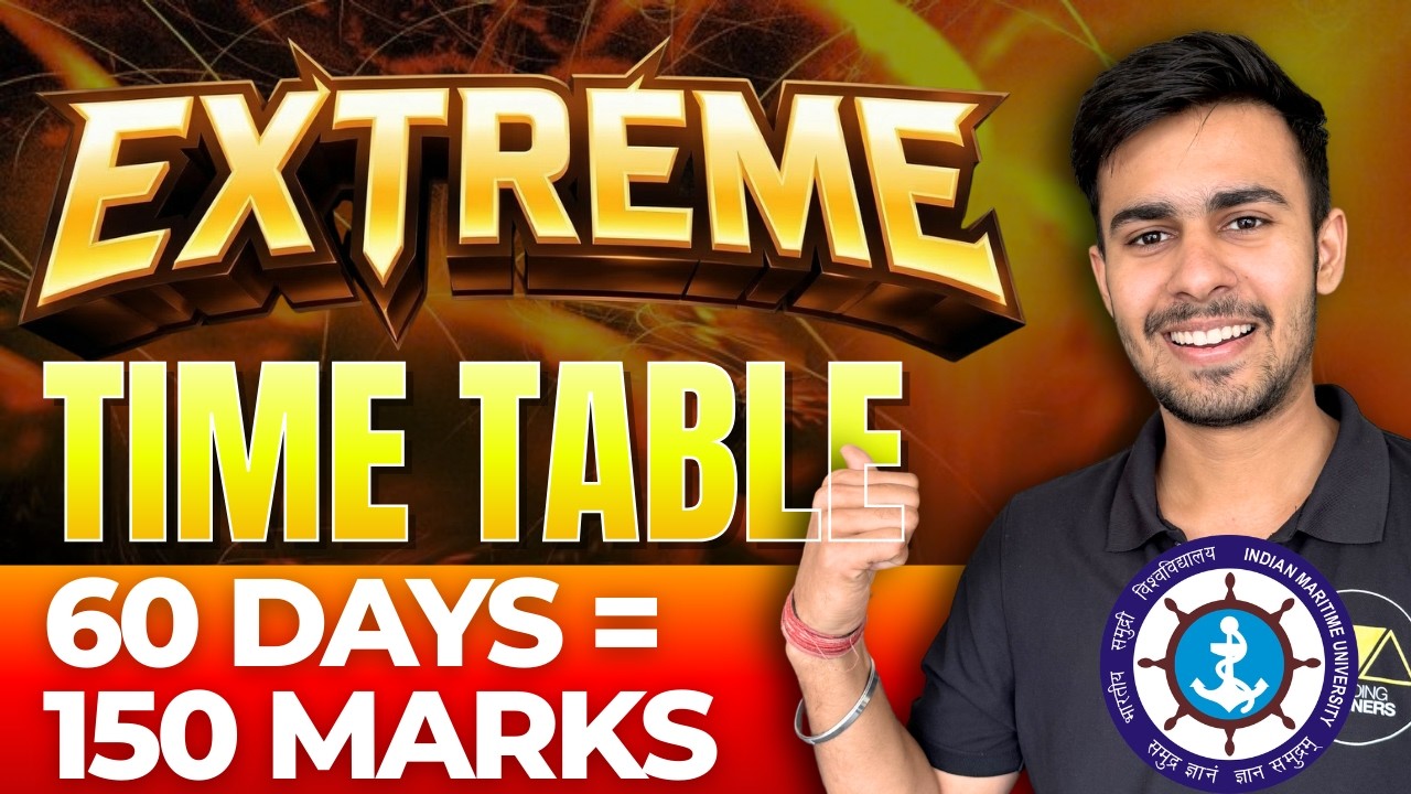 IMUCET 2026 Extreme 60 Days Timetable to Score 150+ Marks In IMUCET 2026 -Things You Should Be Doing