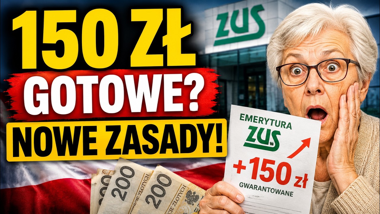 🚨 ZUS 2026: 150 zł Gwarantowanej Podwyżki Emerytury? Nowe Zasady Waloryzacji Wyjaśnione!