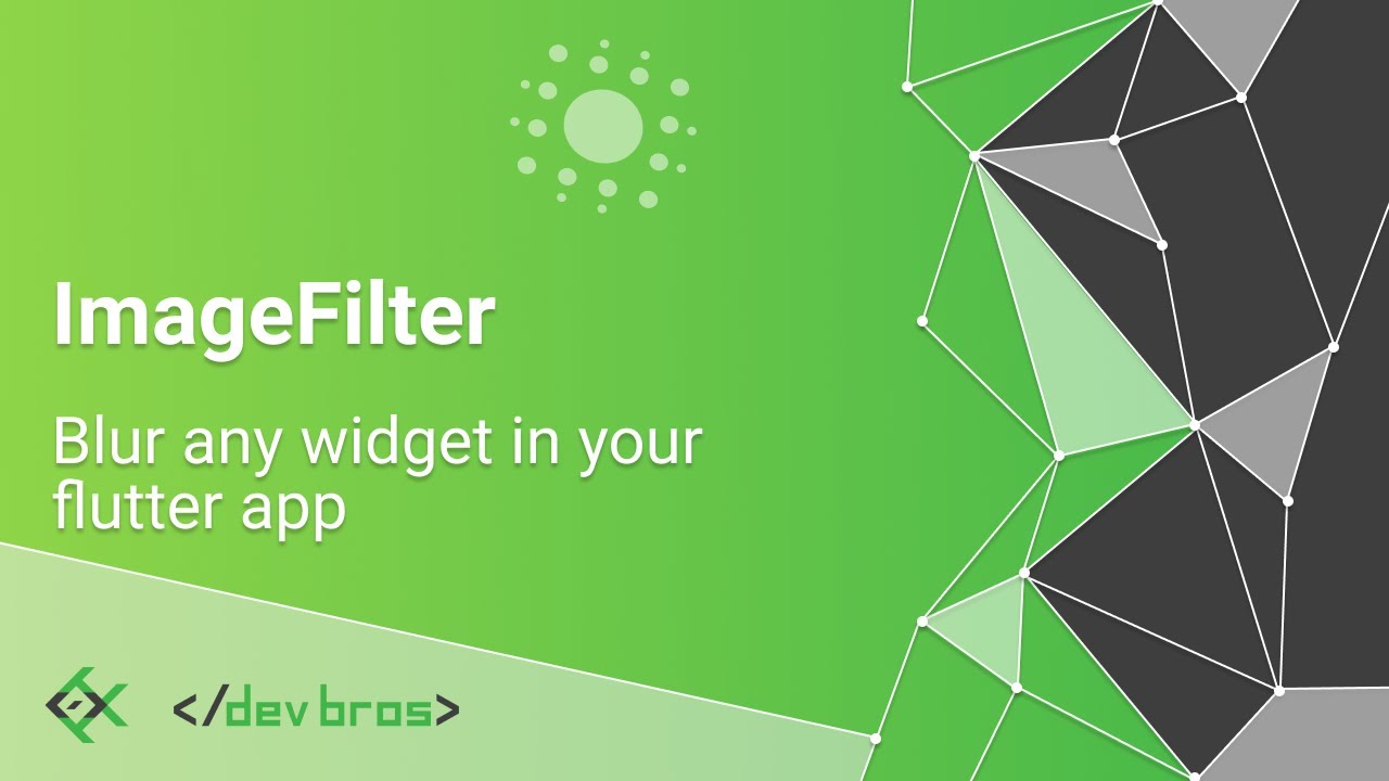 Blur any widget on your flutter app