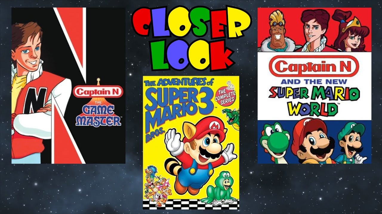 Closer Look - Captain N: The Game Master, Super Mario Bros. 3 & Super Mario World DVD Sets
