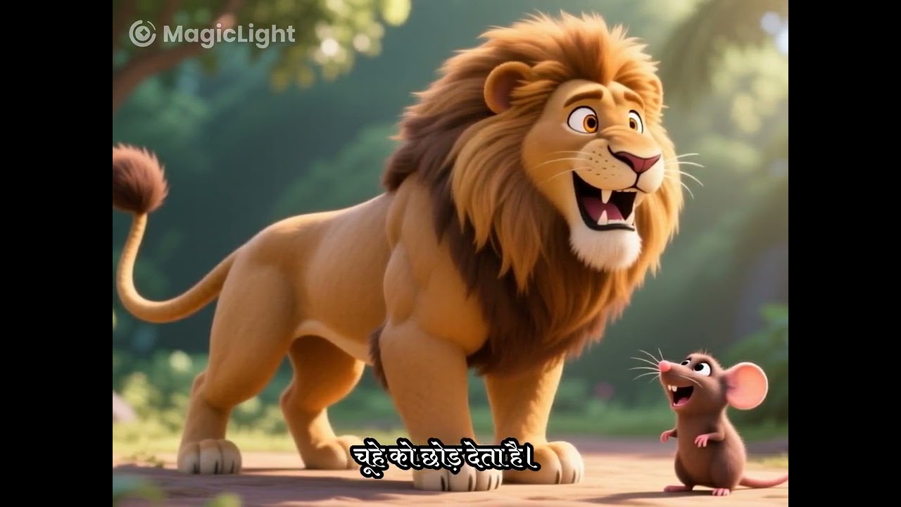 शेर और चूहा: दोस्ती की शक्ति