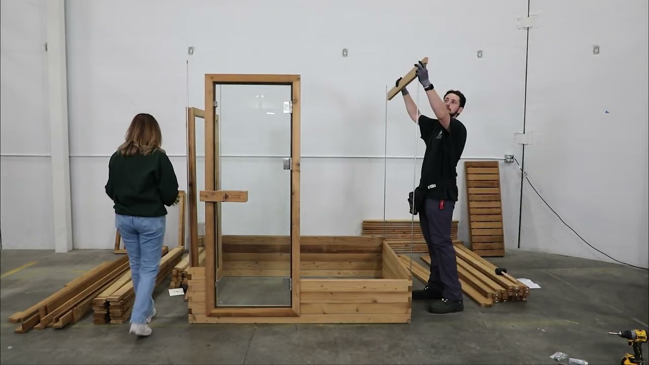 Indoor 4 Person Sauna Assembly Video 2025 Model