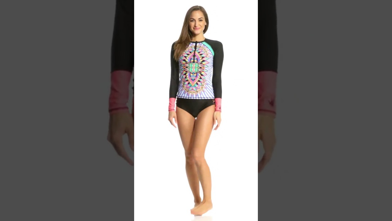 Body Glove Active Look At Me Surf's Up L/S Rashguard | SwimOutlet.com