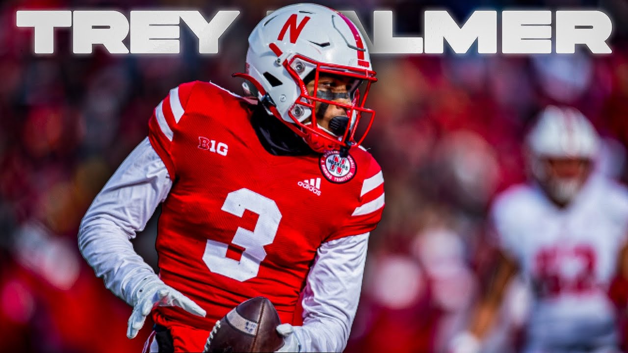 Trey Palmer Nebraska WR Highlights || Speedy Vertical Threat