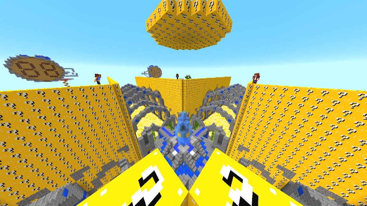 Стены Minecraft MODD #24 «LUCKY BLOCK!» с набором