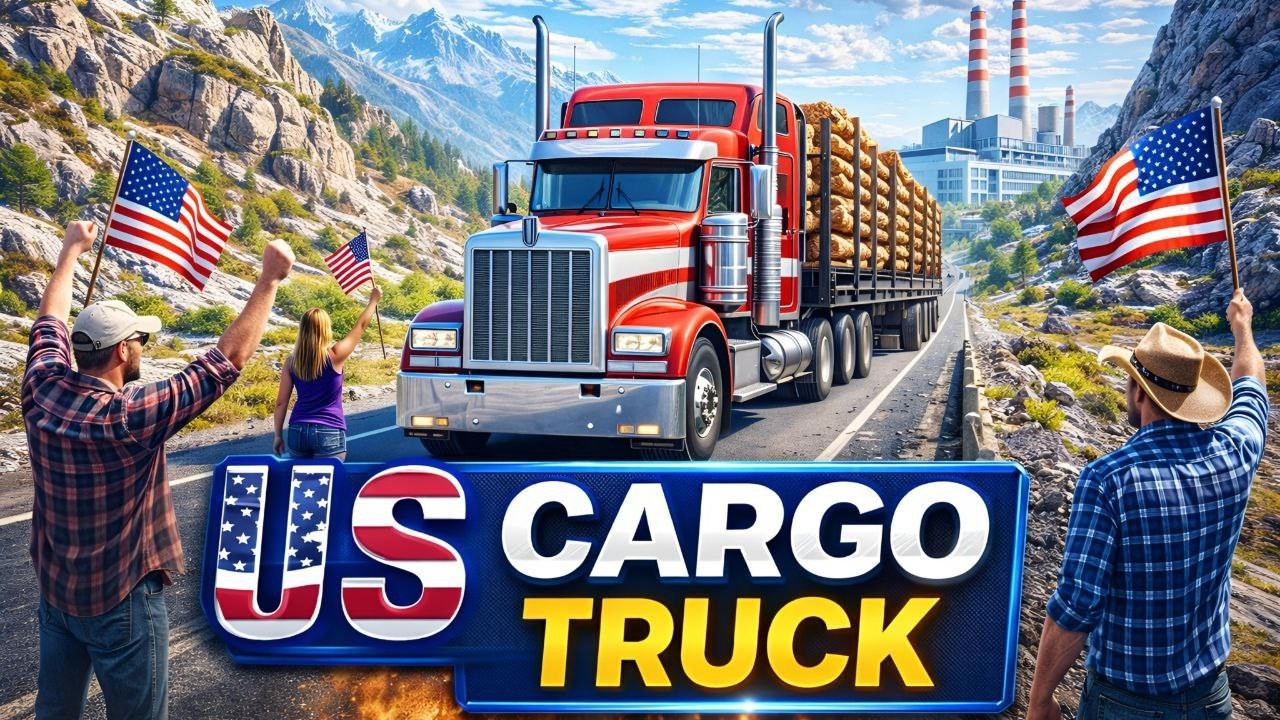 US Cargo Truck Simulator 2026 🚛 Android Gameplay | Realistic Log Transport