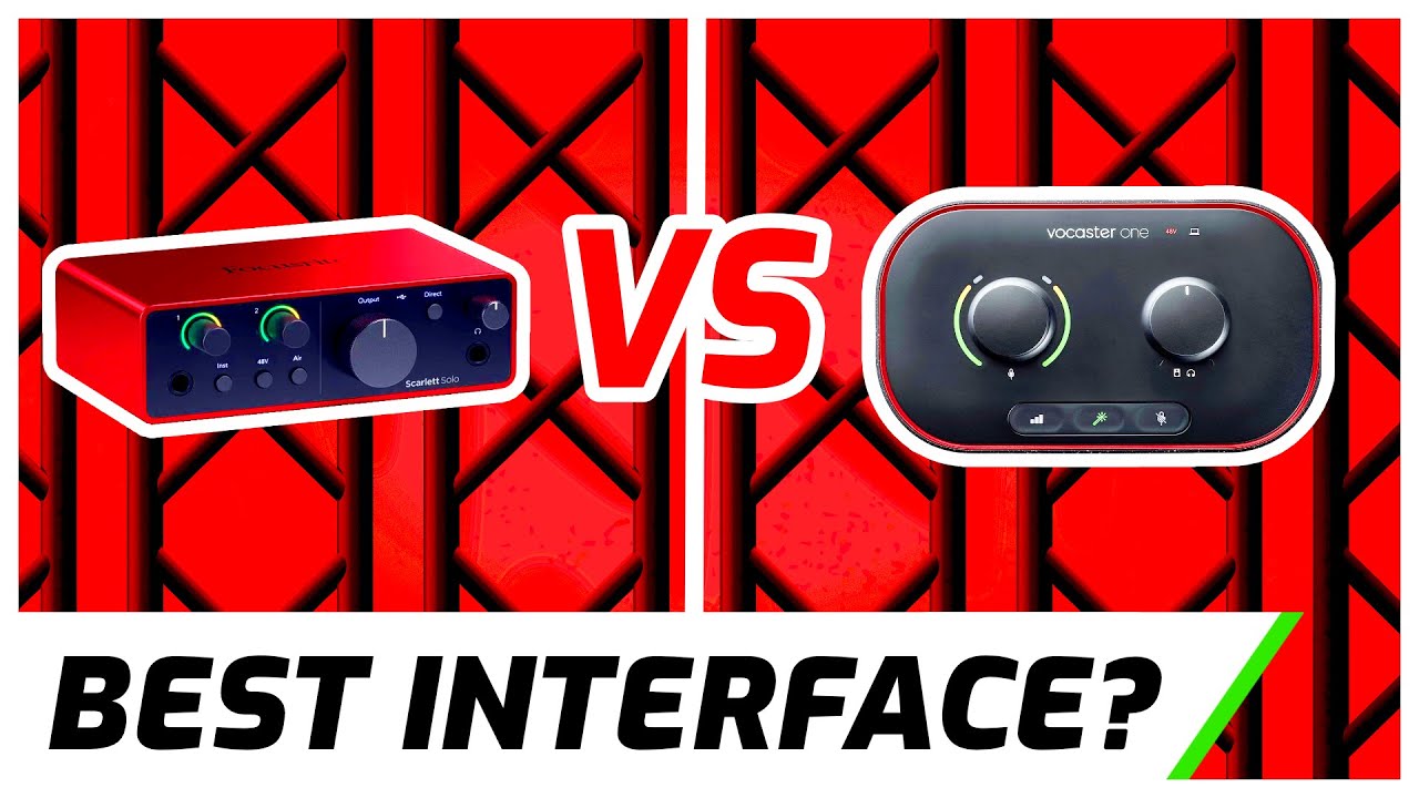 Аудиоинтерфейс Focusrite Scarlett Solo или Vocaster One | Что лучше для вас?