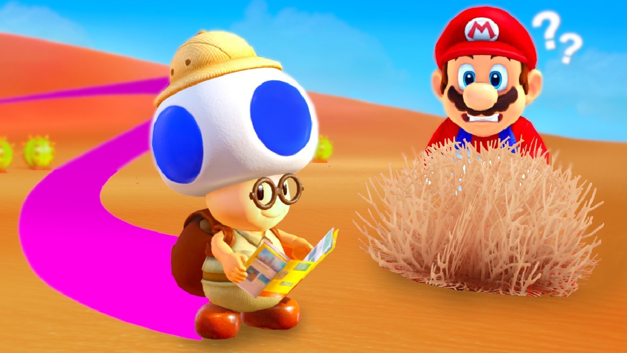 Ich habe Mario NPCs ausspioniert, um zu schauen, wohin sie gehen