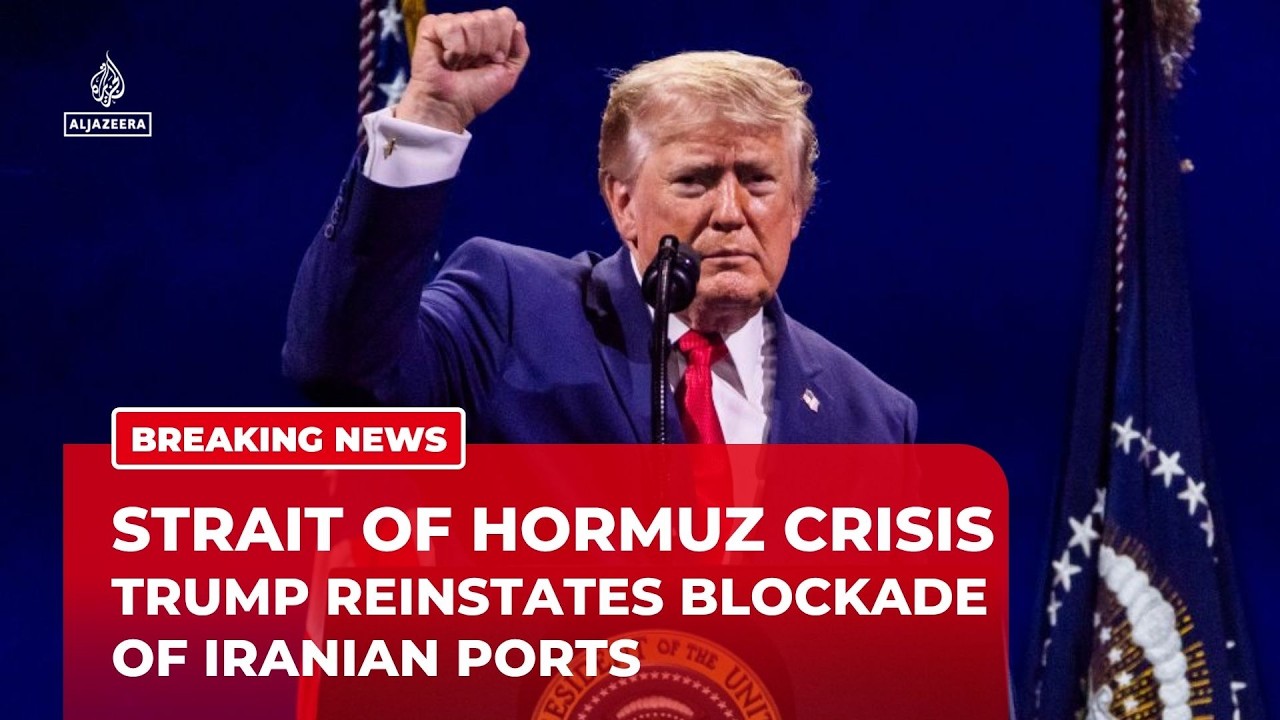 Trump says US to reinstate Iran blockade, impose 20 percent shipping fee