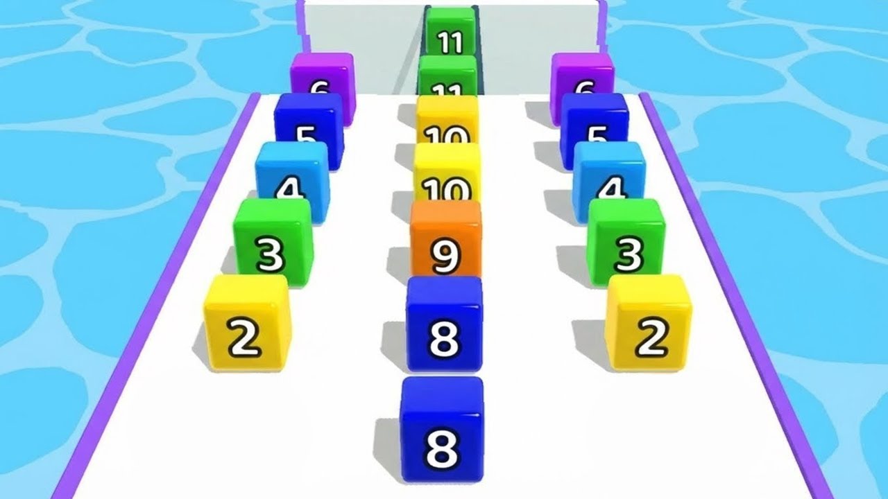 2048 Cube Run 👩‍❤️‍👩⭐️🔥 ALL LEVELS!! Gameplay Walkthrough Android, iOS NEW UPDATE