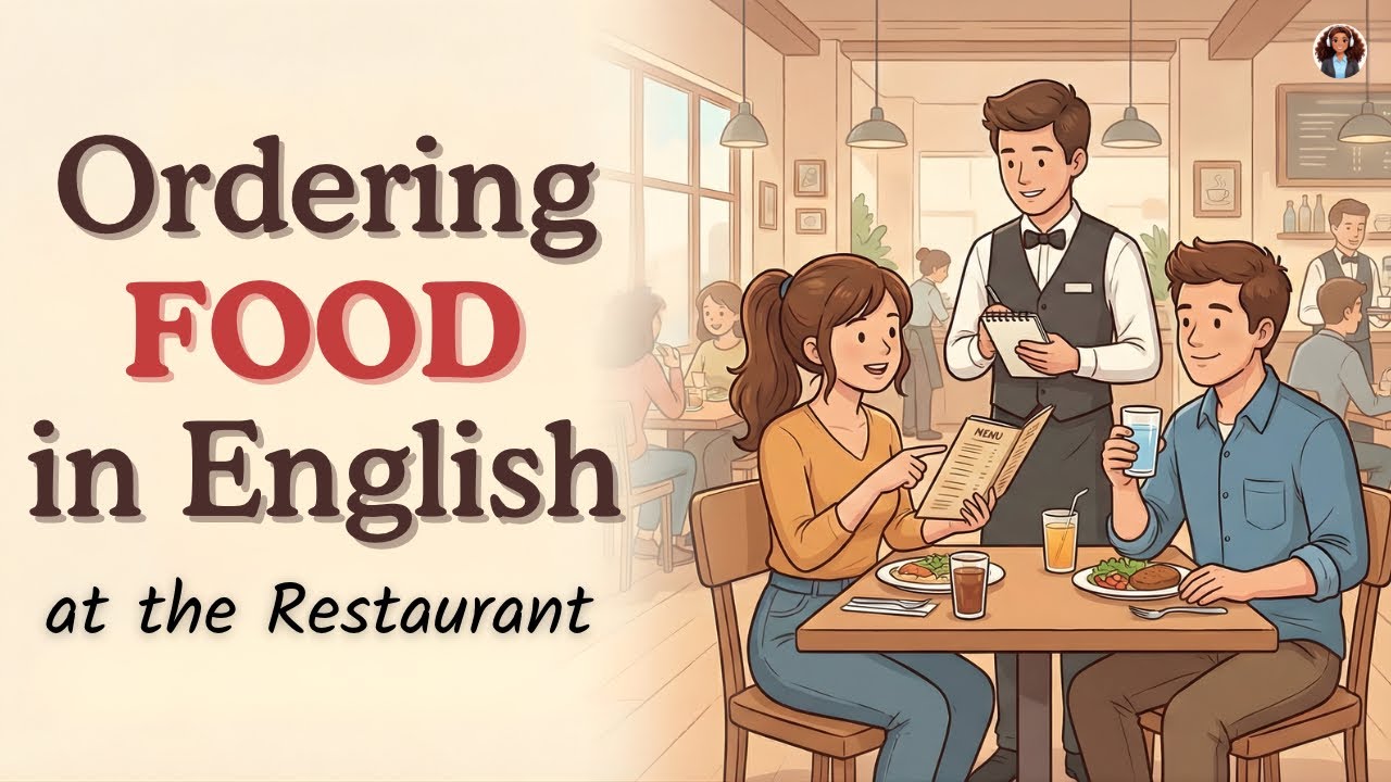 At the Restaurant | Ordering Food in English Made Easy | English Podcast