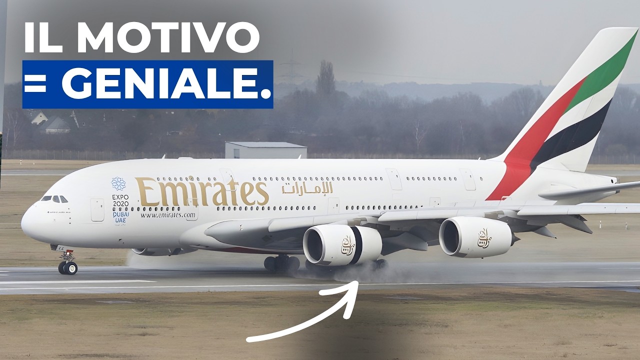 Perch&eacute; l'Airbus A380 utilizza solo 2 motori con inversori di spinta