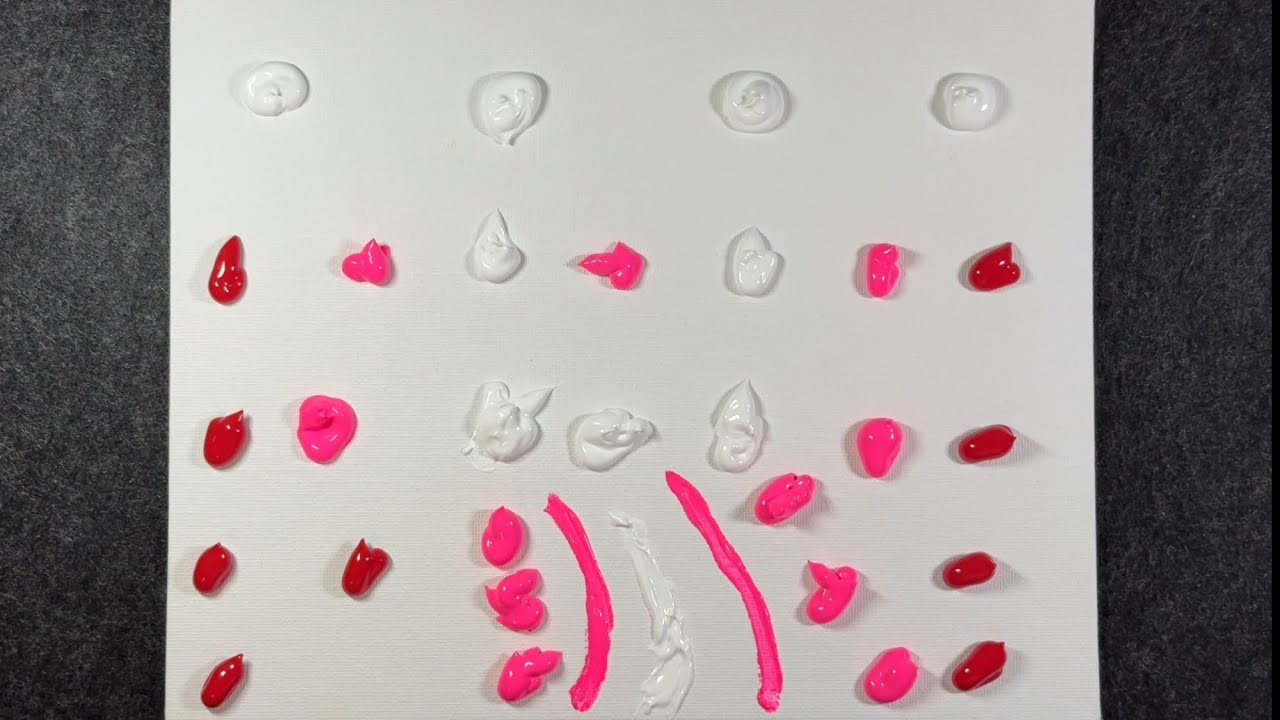 How to Draw Pink Forest with a Sponge and Q-tips