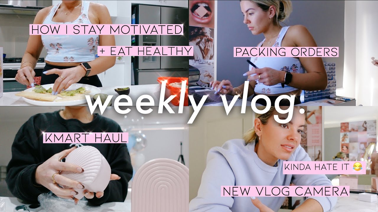 WEEKLY VLOG 🎬 KMART HAUL 🤎 CAR UPDATE!! 🚗 NEW VLOG CAMERA 🎥 JAZ HAND