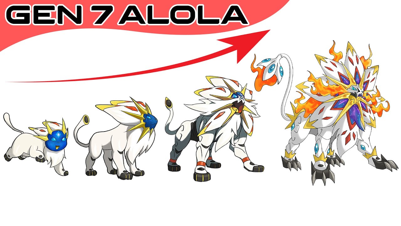 How To Evolve All Gen 7 Alola Pokémon & Mega Evolutions | Max S Animation