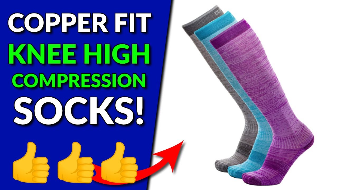 Copper Fit 2 0 Easy On Easy Off Knee High Compression Socks