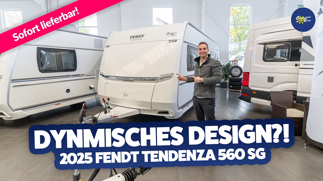 SCHICK!✨ 2025 Fendt Tendenza 560 SG | Caravan | Test & Kaufberatung - Camperland Bong