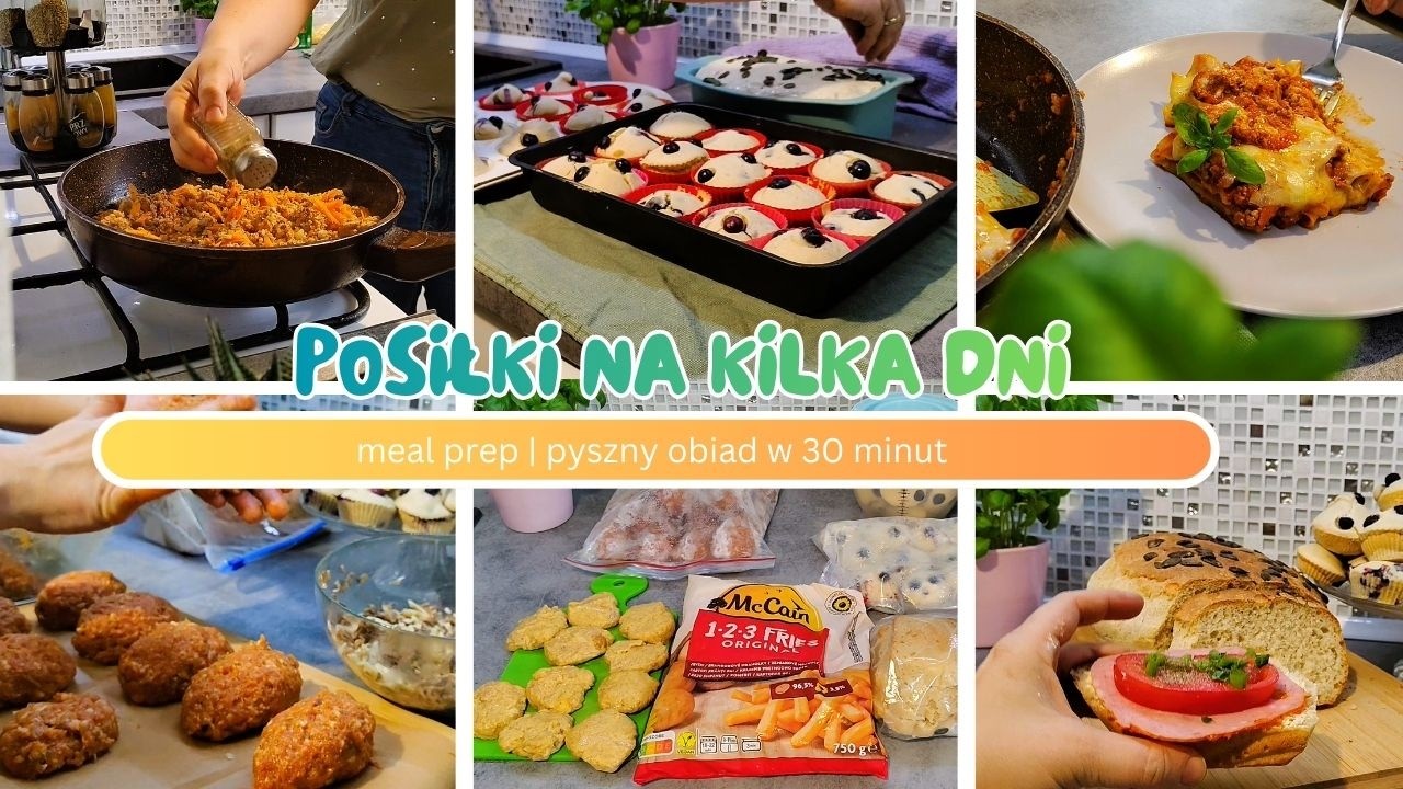 🍽️Przygotuj posiłki na kilka dni | MEAL PREP | tanie szybkie i domowe | obiad w 30 minut 🥗|