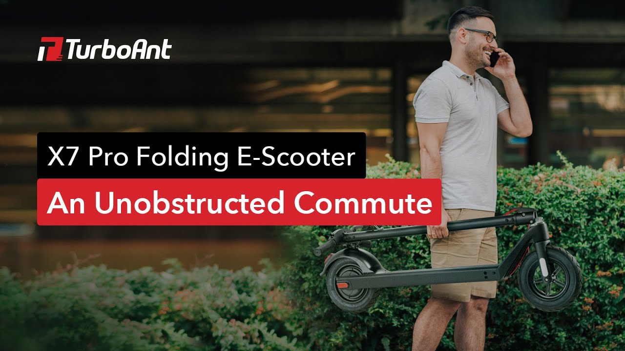 The Best E-Scooter for Commuters 2022 | TurboAnt X7 Pro Lightweight Folding Electric Scooter